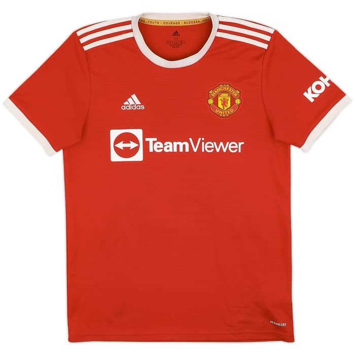 2021-22 Manchester United Home Shirt B.Fernandes #18 - 7/10 - (M)