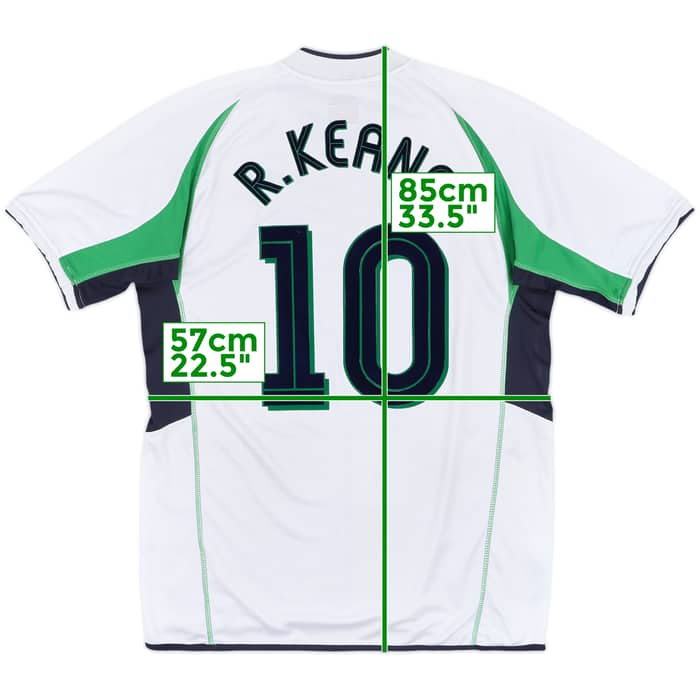 2002-03 Ireland Away Shirt R.Keane #10 - 9/10 - (XL)