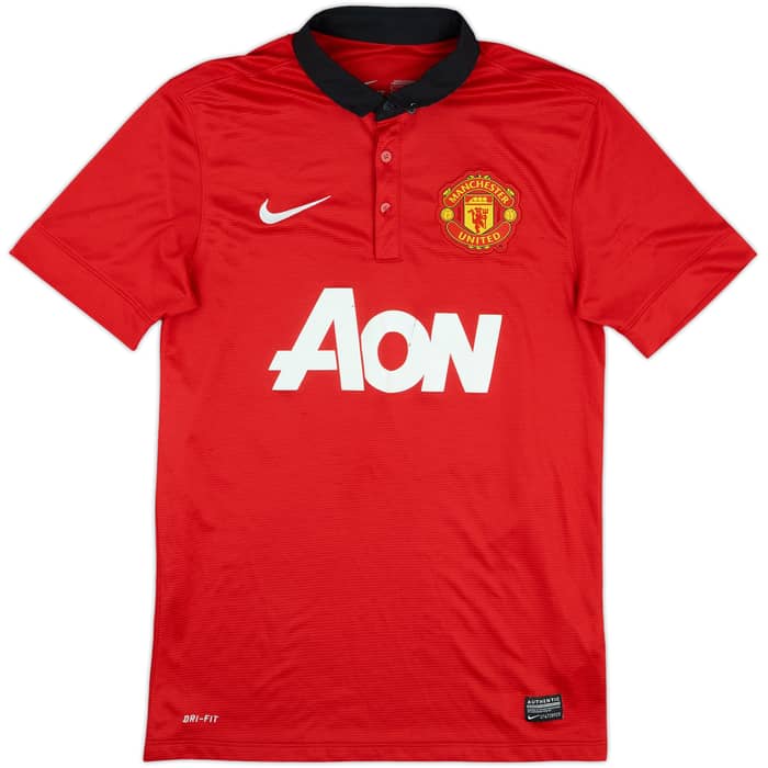 2013-14 Manchester United Home Shirt v.Persie #20 - 5/10 - (S)