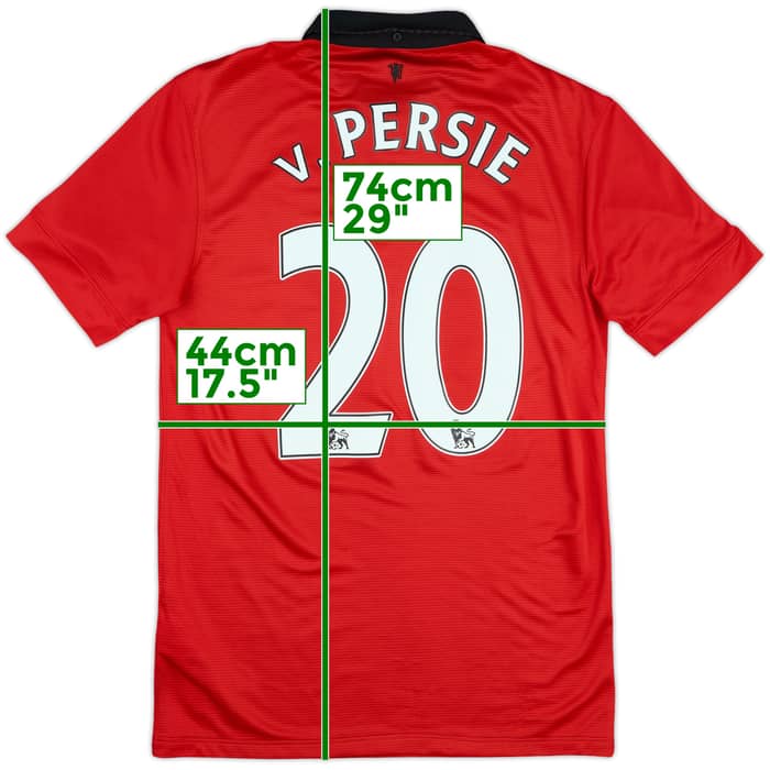 2013-14 Manchester United Home Shirt v.Persie #20 - 5/10 - (S)
