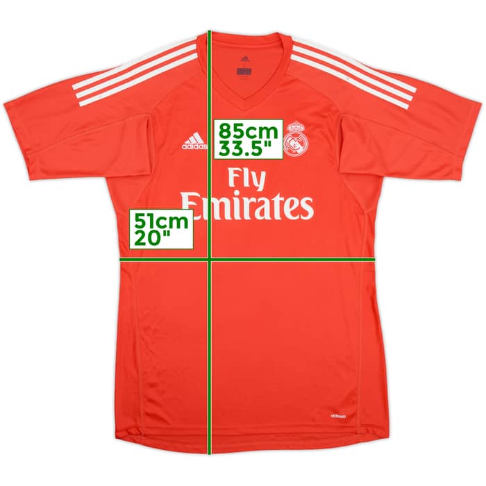 2017-18 Real Madrid GK S/S Shirt - 6/10 - (L)