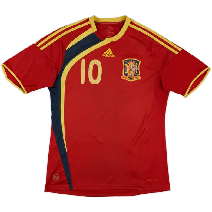 2009 Spain Home Shirt Fabregas #10 - 9/10 - (M)