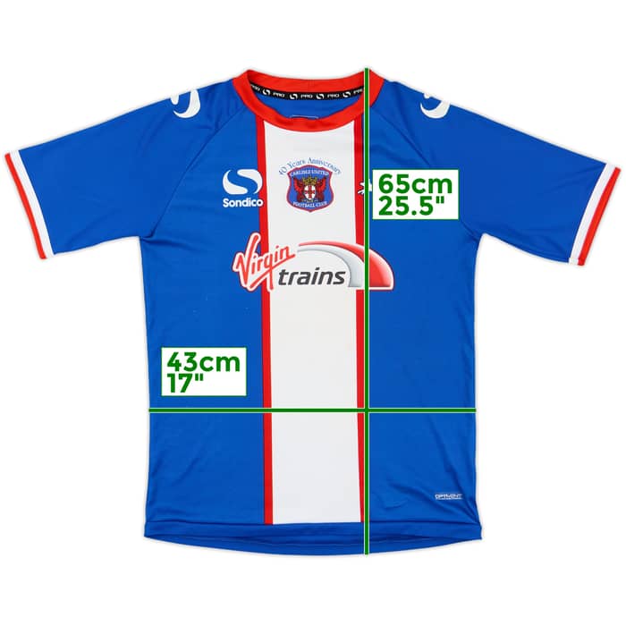 2014-15 Carlisle United Home Shirt - 8/10 - (XL.Boys)