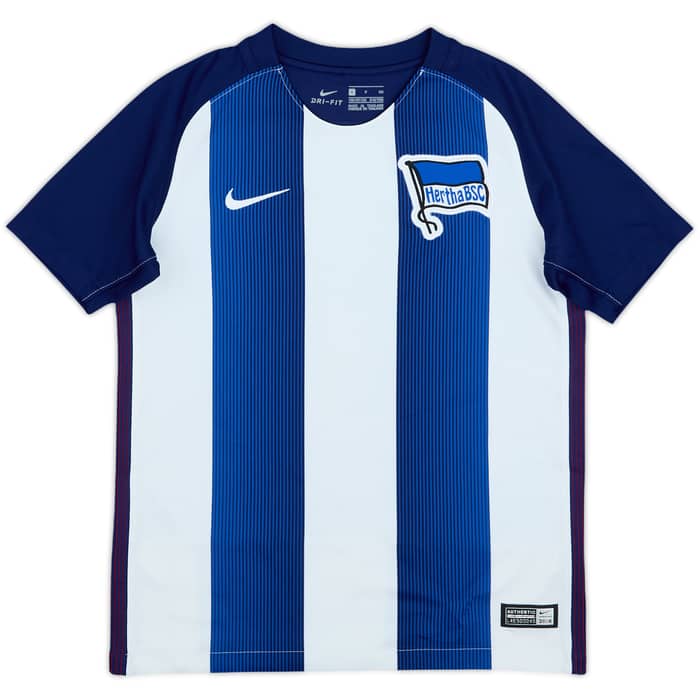 2016-17 Hertha Berlin Home Shirt - 8/10 - (S.Boys)
