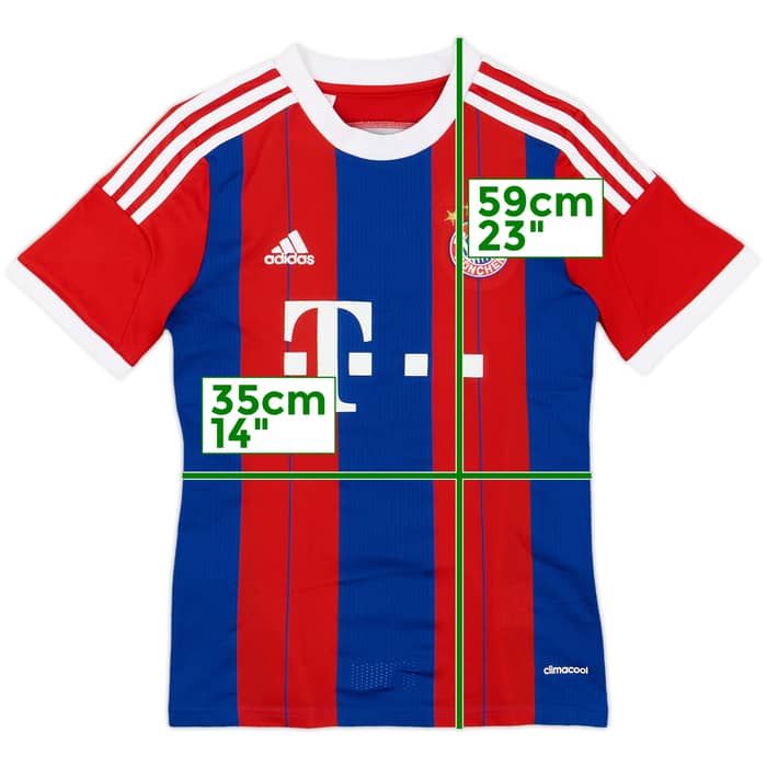 2014-15 Bayern Munich Home Shirt - 8/10 - (M.Boys)