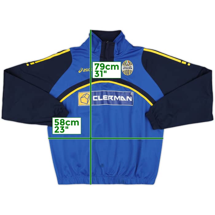 2006-07 Hellas Verona Asics 1/4 Zip Drill Top - 6/10 - (XL)