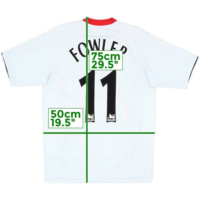 2005-06 Liverpool Away Shirt Fowler #11 - 7/10 - (M)