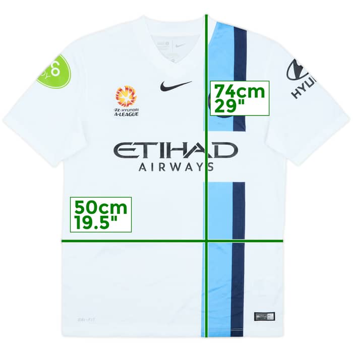 2014-16 Melbourne City Home Shirt - 8/10 - (M)