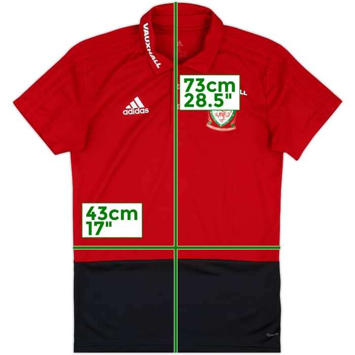 2018-20 Wales adidas Polo Shirt - 10/10 - (S)