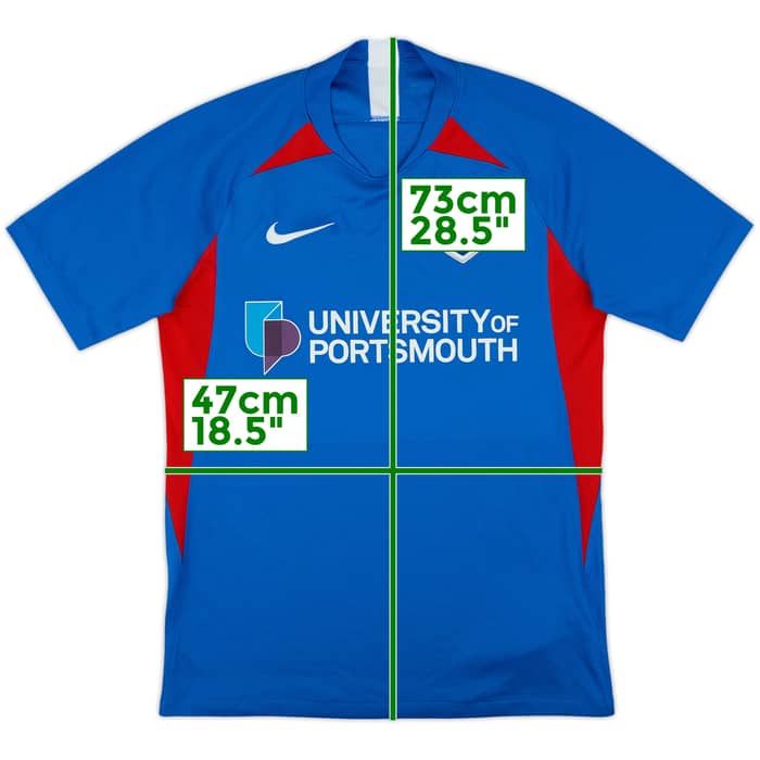 2019-20 Portsmouth Home Shirt - 7/10 - (M)