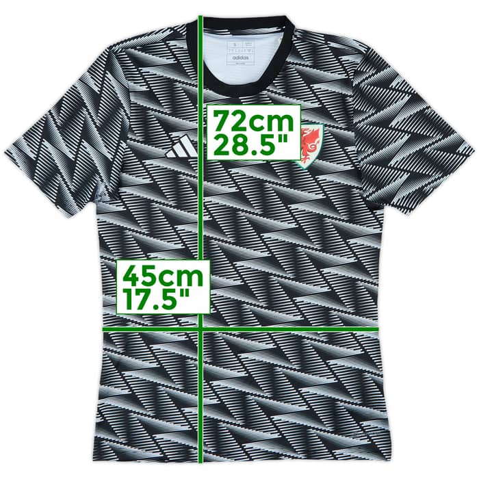 2022-23 Wales adidas Training Shirt - 9/10 - (S)
