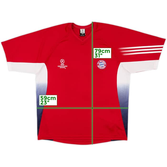 2003-04 Bayern Munich adidas CL Training Shirt - 8/10 - (XL)