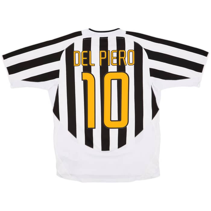 2003-04 Juventus Home Shirt Del Piero #10 - 8/10 - (M)
