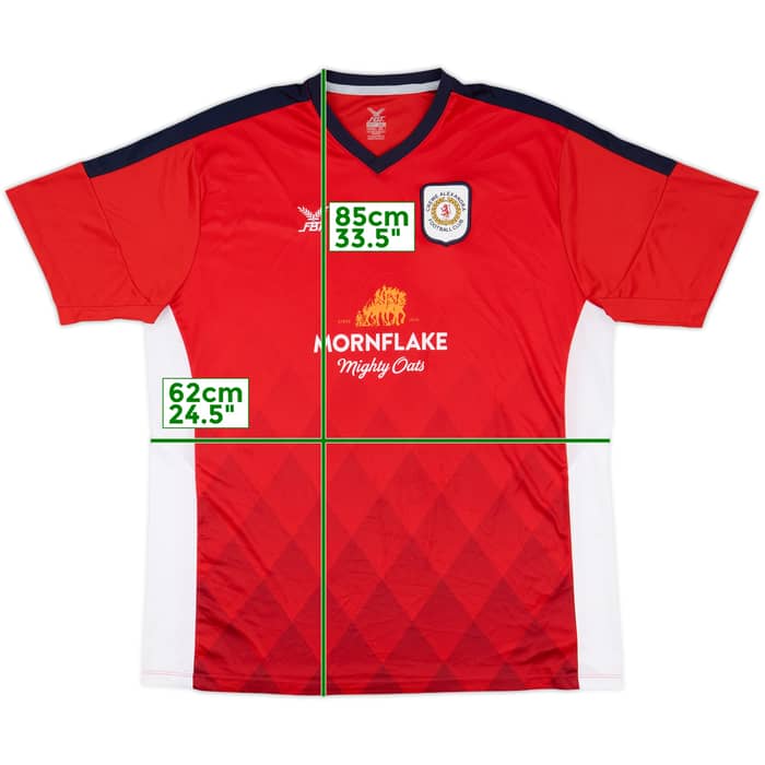 2017-18 Crewe Alexandra Home Shirt - 8/10 - (5XL)