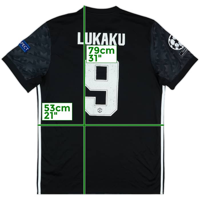 2017-18 Manchester United Away Shirt Lukaku #9 - 6/10 - (L)