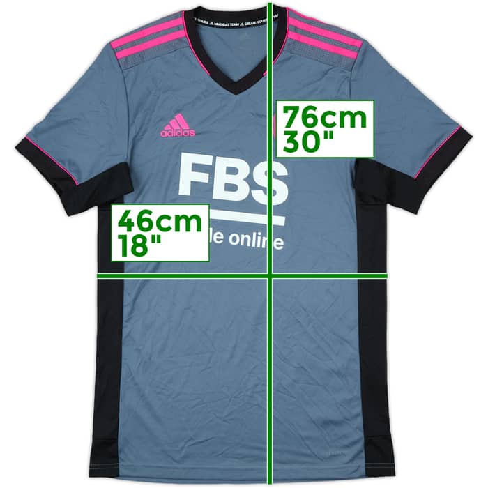 2021-22 Leicester Third Shirt - 8/10 - (S)