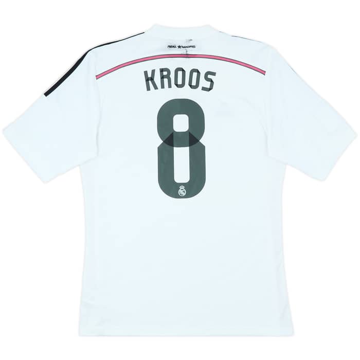 2014-15 Real Madrid Home Shirt Kroos #8 - 7/10 - (L)