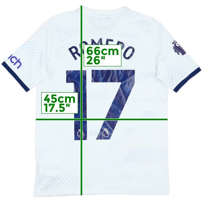 2023-24 Tottenham Home Shirt Romero #17 - 9/10 - (XL.Boys)