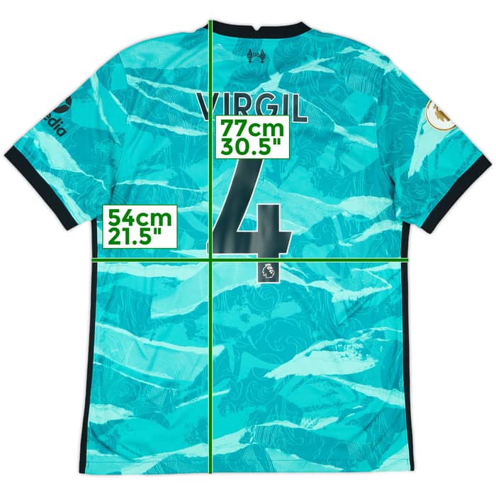 2020-21 Liverpool Away Shirt Virgil #4 - 10/10 - (L)