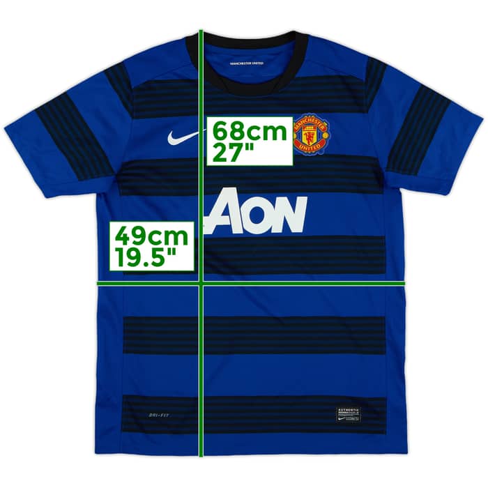 2011-13 Manchester United Away Shirt - 7/10 - (XL.Boys)