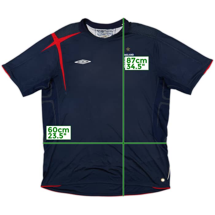 2005-06 England GK S/S Shirt - 6/10 - (XXL)