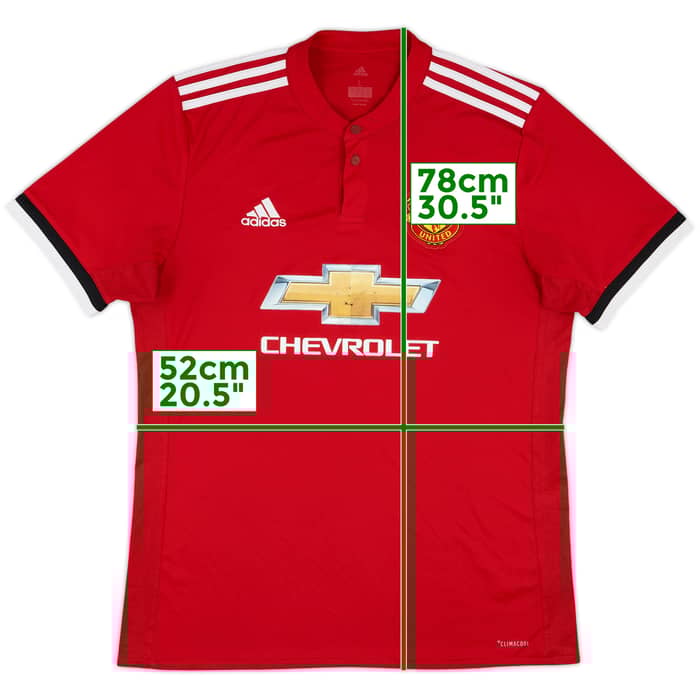 2017-18 Manchester United Home Shirt - 5/10 - (L)