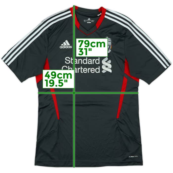 2011-12 Liverpool adidas Training Shirt - 9/10 - (L)