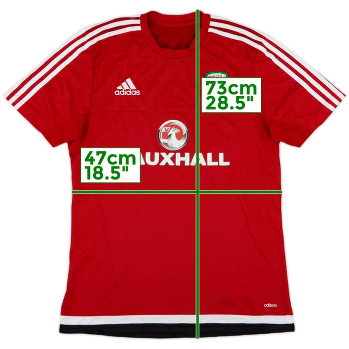 2016-17 Wales adizero Training Shirt - 8/10 - (M)