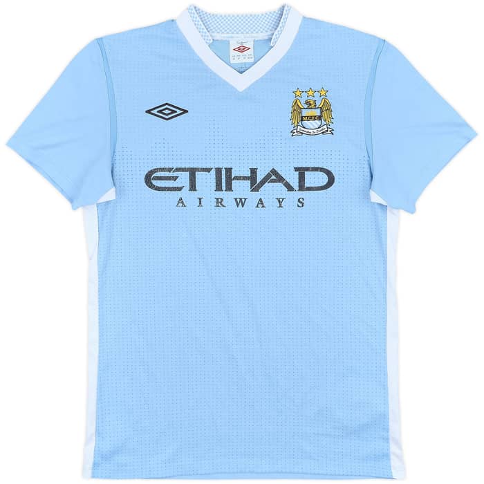 2011-12 Manchester City Home Shirt Silva #21 - 6/10 - (S)