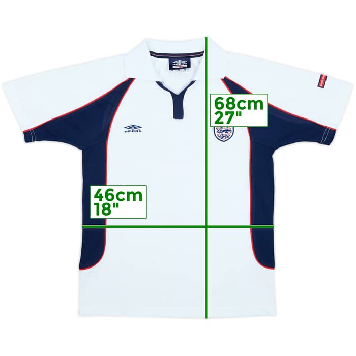 2002-04 England Umbro Training Shirt - 10/10 - (S)