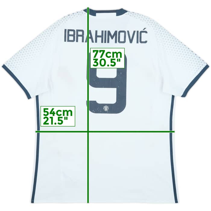 2016-17 Manchester United Third Shirt Ibrahimovic #9 - 5/10 - (L)