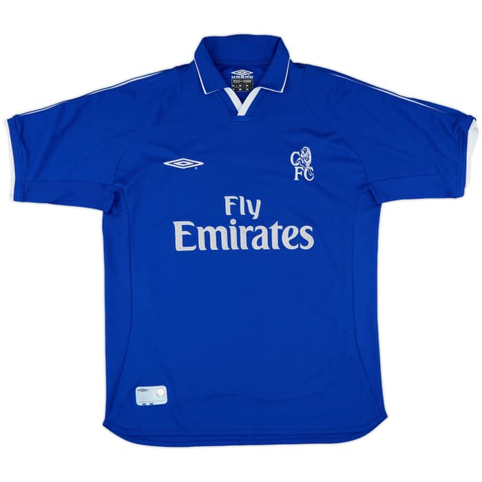 2001-03 Chelsea Home Shirt Zola #25 - 10/10 - (M)