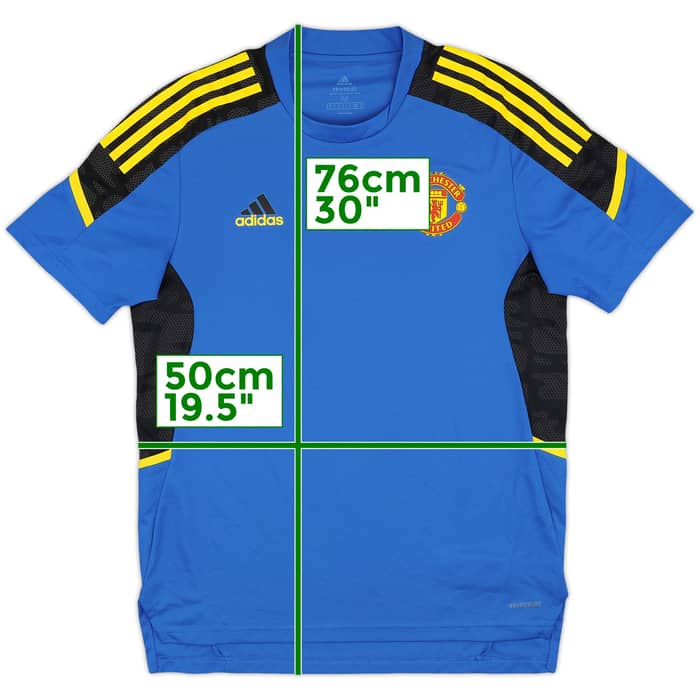 2021-22 Manchester United adidas Training Shirt - 9/10 - (M)
