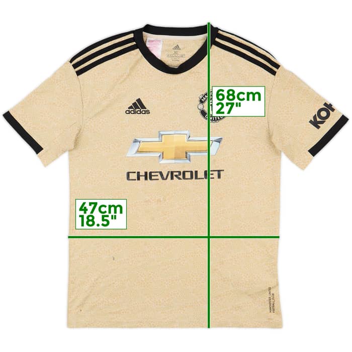 2019-20 Manchester United Away Shirt - 7/10 - (XL.Boys)