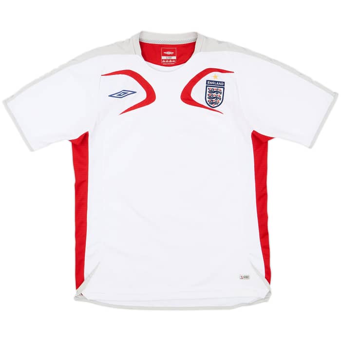 2005-06 England Umbro Training Shirt - 9/10 - (M)