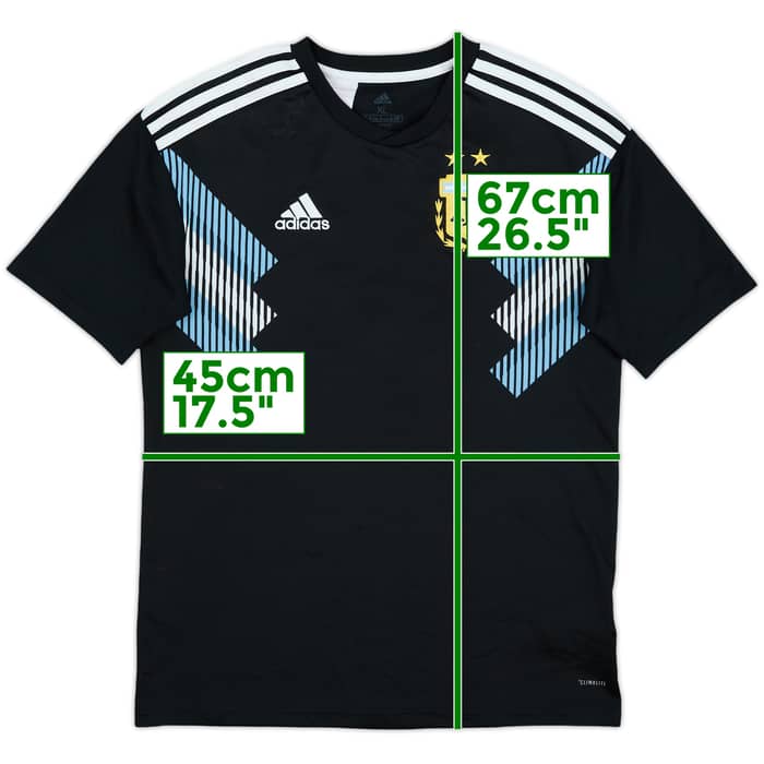 2018-19 Argentina Away Shirt - 5/10 - (XL.Boys)