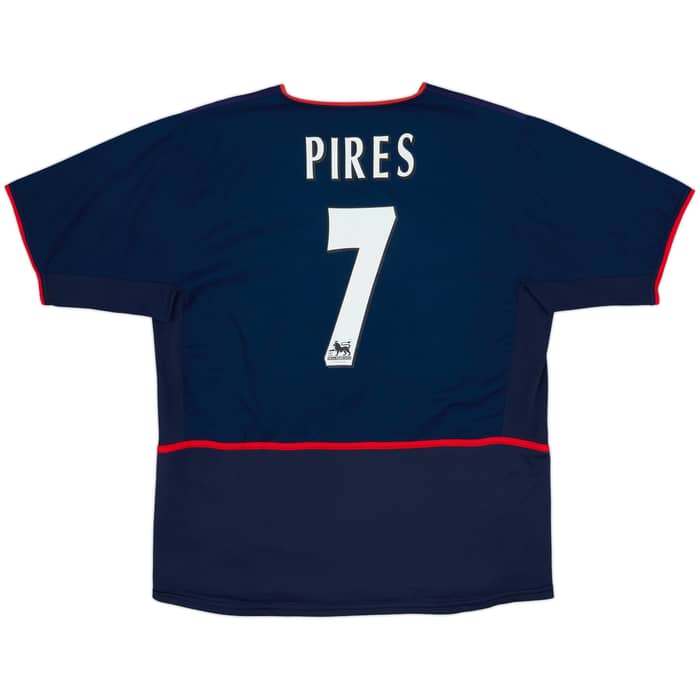2002-04 Arsenal Away Shirt Pires #7 - 8/10 - (XL)