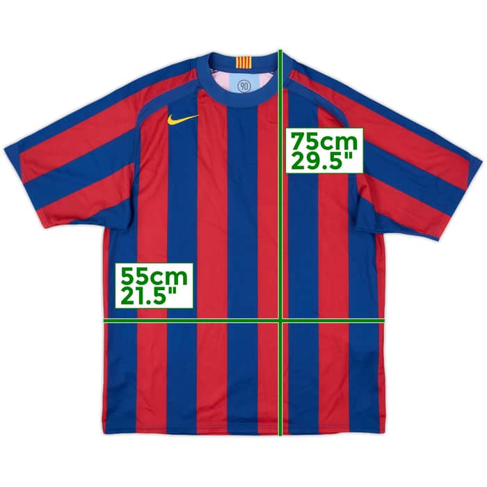 2005-06 Barcelona Basic Home Shirt - 7/10 - (L)