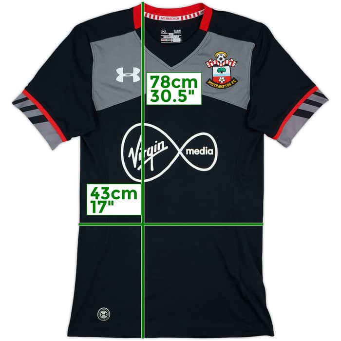 2016-17 Southampton Away Shirt 'Sourke' - 4/10 - (S)
