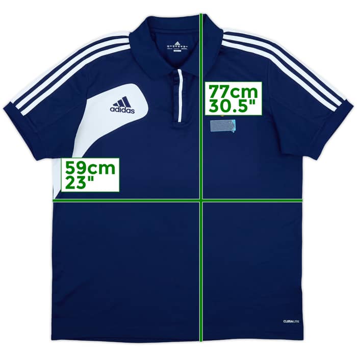 2012-13 Hearts adidas Polo Shirt - 5/10 - (XL)