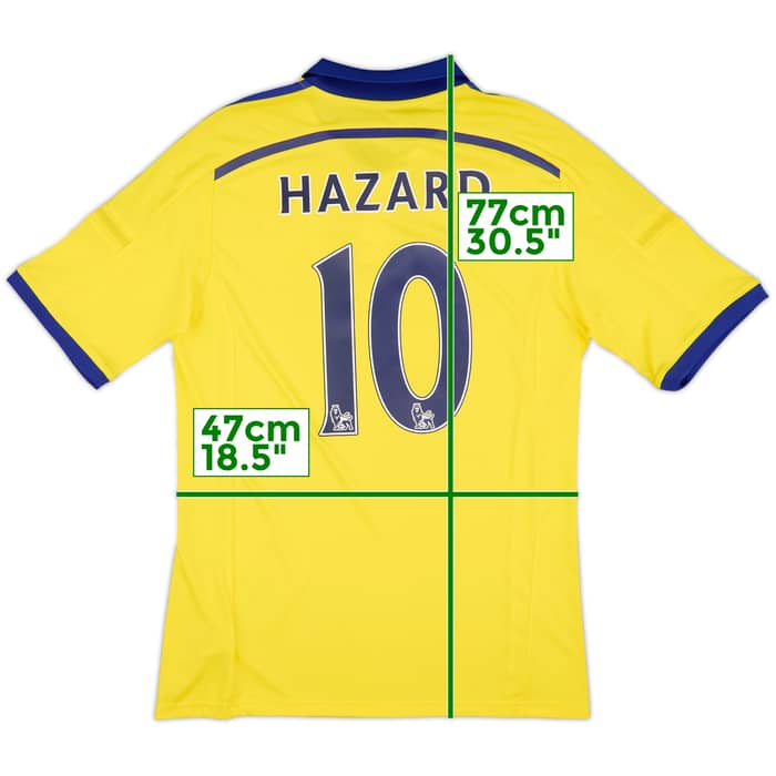 2014-15 Chelsea Away Shirt Hazard #10 - 8/10 - (M)