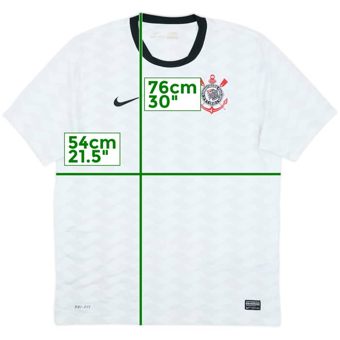 2012-13 Corinthians Home Shirt #9 - 8/10 - (L)
