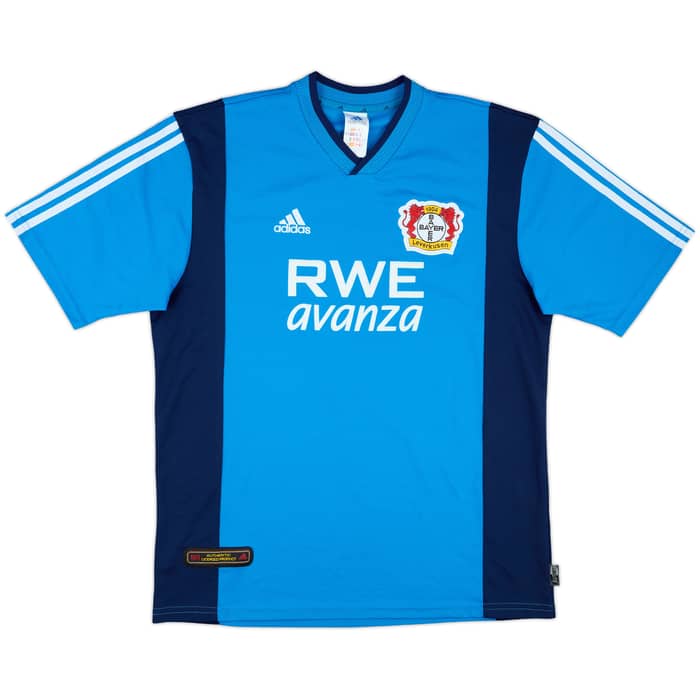 2001-03 Bayer Leverkusen Away Shirt Ballack #13 - 9/10 - (L)
