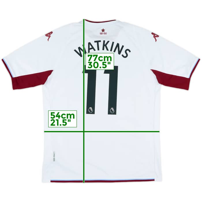 2021-22 Aston Villa Away Shirt Watkins #11 - 9/10 - (XL)