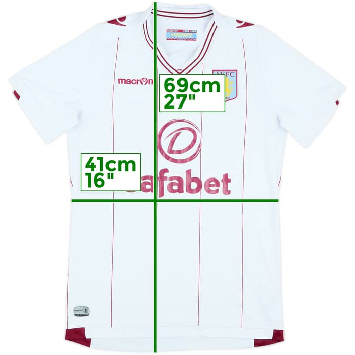 2014-15 Aston Villa Away Shirt - 6/10 - (Women's M)