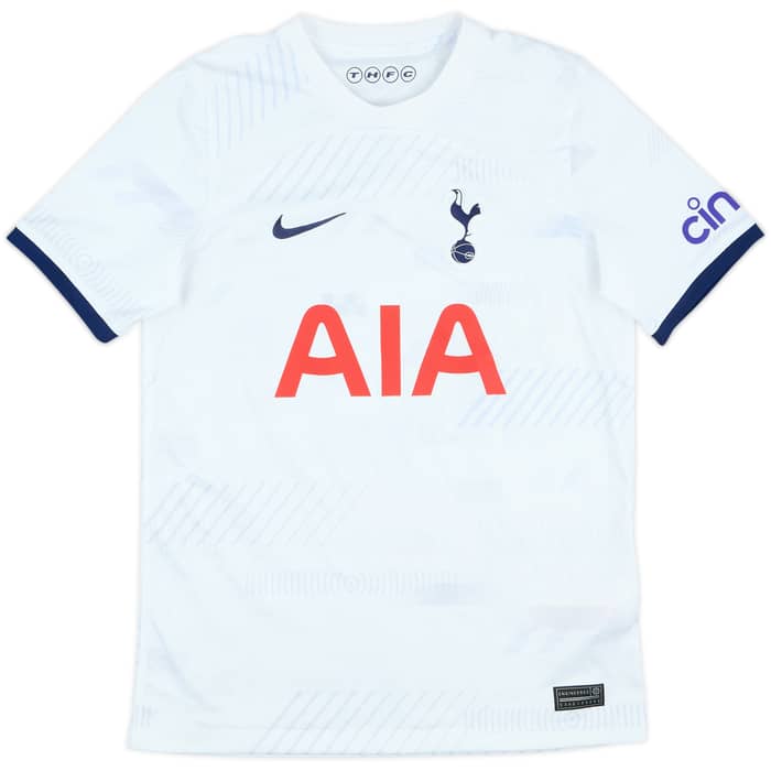 2023-24 Tottenham Home Shirt - 10/10 - (L.Boys)