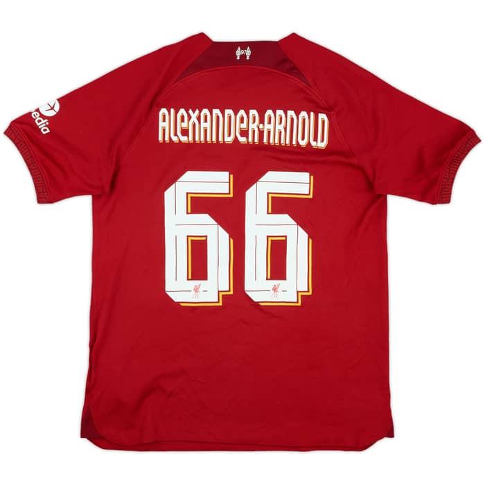 2022-23 Liverpool Home Shirt Alexander-Arnold #66 - 8/10 - (XL.Boys)