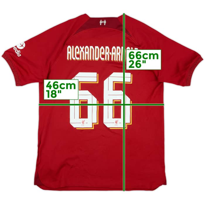 2022-23 Liverpool Home Shirt Alexander-Arnold #66 - 8/10 - (XL.Boys)