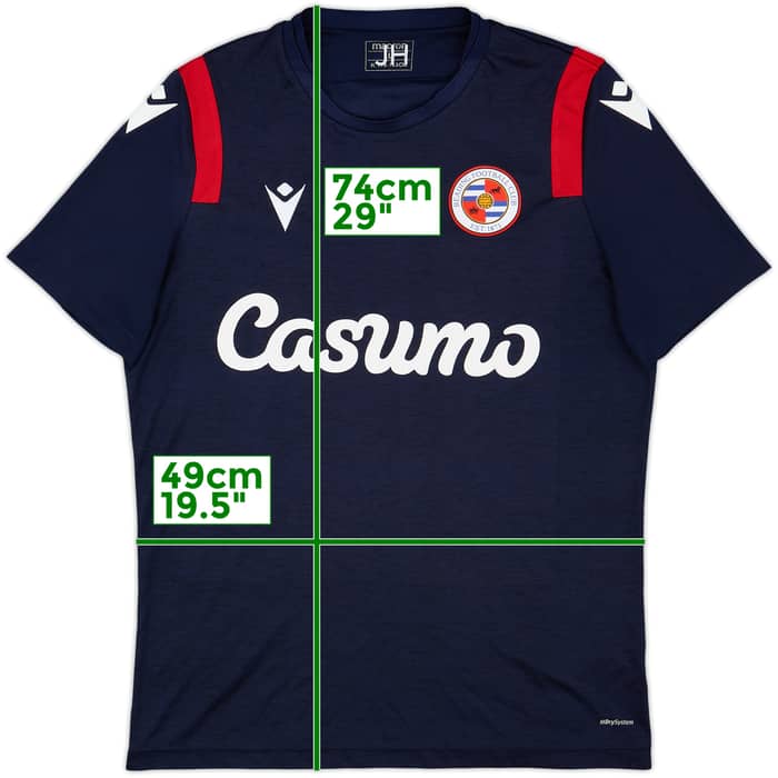 2020-21 Reading Staff Issue Macron Training Shirt JH - 7/10 - (L)