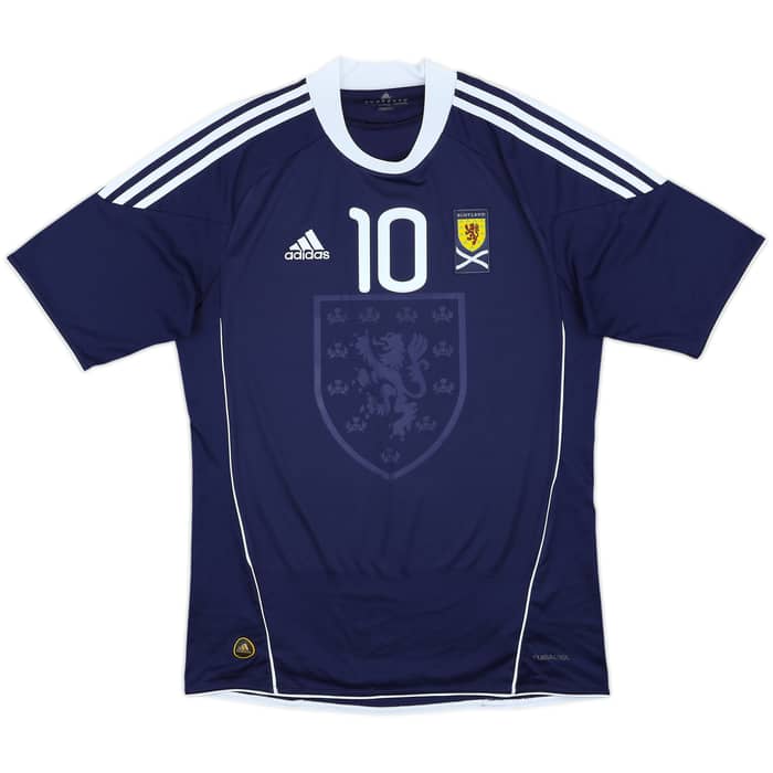 2010-11 Scotland Home Shirt Fletcher #10 - 8/10 - (M)